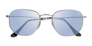 Shiny Silver Ray-Ban RB3548 -  Métal Lunettes de soleil