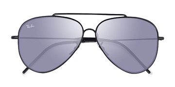 Noir Ray-Ban RBR0101S Reverse -  Métal Lunettes de soleil