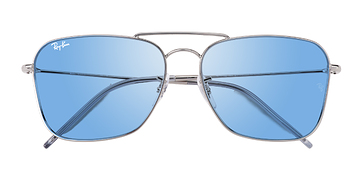 Gunmetal Ray-Ban Caravan Reverse -  Métal Lunettes de soleil
