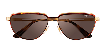 Tortoise Gold Vogue Eyewear VO4235S -  Métal Lunettes de soleil