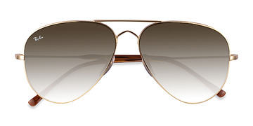 Light Gold Ray-Ban RB3825 -  Métal Lunettes de soleil