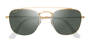 Doré Ray-Ban RB3557 -  Métal Lunettes de soleil