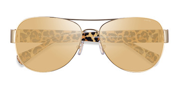 Doré Coach HC7059 L138 -  Métal Lunettes de soleil