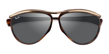 Gold Tortoise Ray-Ban RB2219 -  Métal Lunettes de soleil