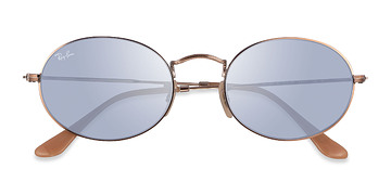 Or rose Ray-Ban RB3547N -  Métal Lunettes de soleil