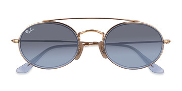 Doré Ray-Ban RB3847N -  Métal Lunettes de soleil