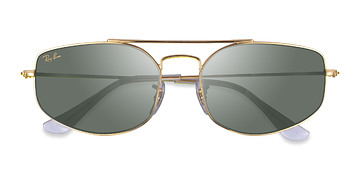 Doré Ray-Ban RB3845 Explorer 5 -  Métal Lunettes de soleil