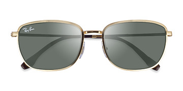 Doré Ray-Ban RB3705 -  Métal Lunettes de soleil