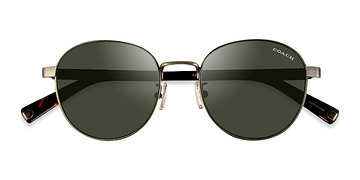 Antique Gold Coach HC7131 C6195 -  Métal Lunettes de soleil
