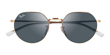 Or rose Ray-Ban RB3565 Jack -  Métal Lunettes de soleil