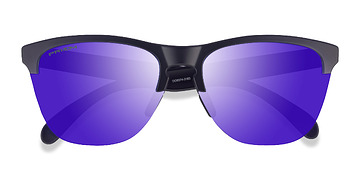Matte Black Oakley Frogskins Lite -  Plastique Lunettes de soleil