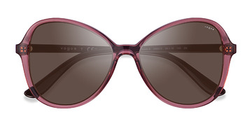 Transparent Pink Vogue Eyewear VO5349S -  Plastique Lunettes de soleil
