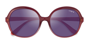 Transparent Burgundy Vogue Eyewear VO5410S -  Plastique Lunettes de soleil