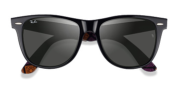 Satin Black Ray-Ban Wayfarer Change -  Acétate Lunettes de soleil