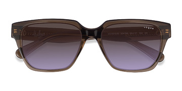Transparent Dark Khaki Vogue Eyewear VO5512S -  Acétate Lunettes de soleil