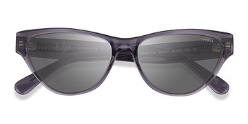 Transparent Dark Gray Vogue Eyewear VO5513S -  Acétate Lunettes de soleil