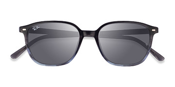 Striped Gray Ray-Ban RB2193 Leonard -  Acétate Lunettes de soleil