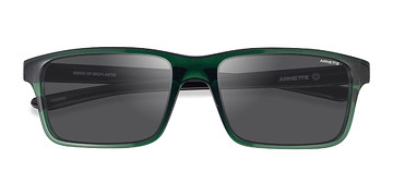 Transparent Green ARNETTE Mwamba -  Plastique Lunettes de soleil