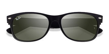 Rubber Black Ray-Ban RB2132 -  Plastique Lunettes de soleil