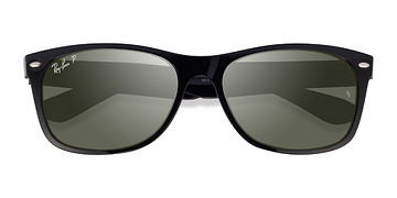 Shiny Black Ray-Ban RB2132 -  Plastique Lunettes de soleil
