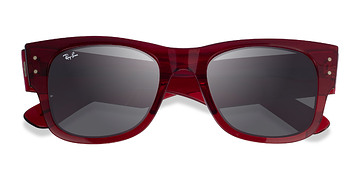 Transparent Red Ray-Ban RB0840S -  Plastique Lunettes de soleil
