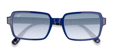Blue White Ray-Ban RB2189 Benji -  Acétate Lunettes de soleil