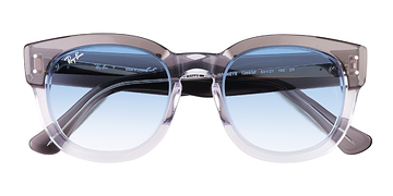 Clear Gray Ray-Ban RB0298S Mega Hawkeye -  Plastique Lunettes de soleil