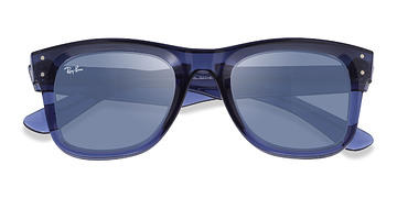 Transparent Blue Ray-Ban RBR0502S Reverse -  Acétate Lunettes de soleil