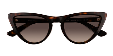 Écaille Noire Vogue Eyewear VO5211SM -  Acétate Lunettes de soleil