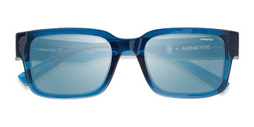 Transparent Blue ARNETTE Bigflip -  Plastique Lunettes de soleil