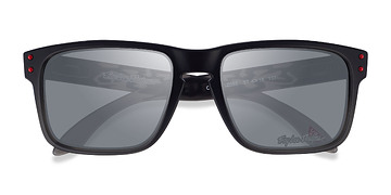 Black Matte Oakley OO9102 Holbrook -  Plastique Lunettes de soleil