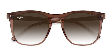 Clear Light Brown Ray-Ban RB2210 -  Plastique Lunettes de soleil
