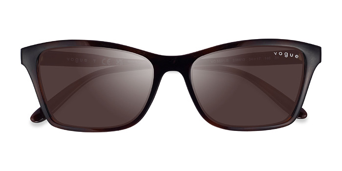 Brown Tortoise Vogue Eyewear VO5551S -  Plastique Lunettes de soleil