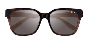 Brown Tortoise Vogue Eyewear VO5558SF -  Acétate Lunettes de soleil