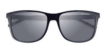 Shiny Black Armani Exchange AX4070S -  Plastique Lunettes de soleil