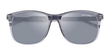 Clear Gray Armani Exchange AX4070S -  Plastique Lunettes de soleil