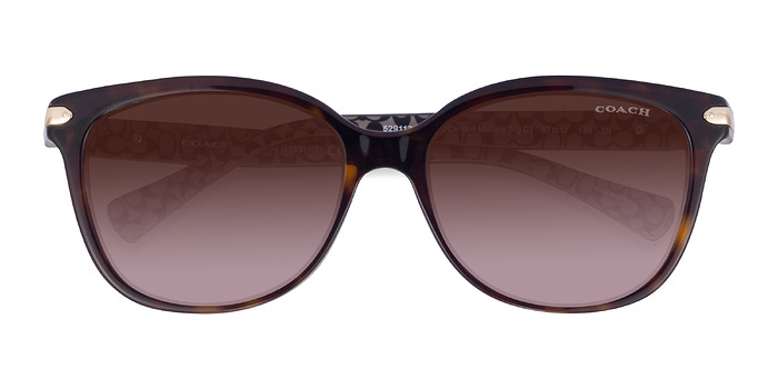 Écaille Noire Coach HC8132 L109 -  Acétate Lunettes de soleil