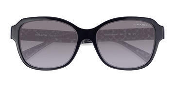Noir Coach HC8232 L1010 -  Acétate Lunettes de soleil
