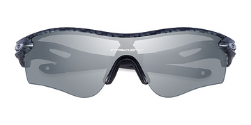 Gray Plaid Oakley Radarlock -  Plastique Lunettes de soleil