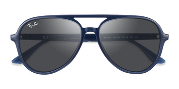 Bleu marine  Ray-Ban RB4376 -  Plastique Lunettes de soleil