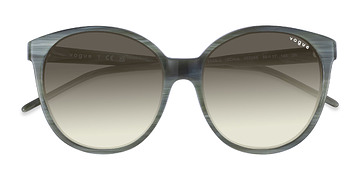 Striped Green Vogue Eyewear VO5509S Ischia -  Acétate Lunettes de soleil