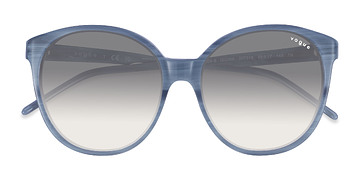 Striped Blue Vogue Eyewear VO5509S Ischia -  Acetate Sunglasses