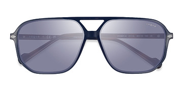 Bleu marine  Vogue Eyewear VO5531S -  Plastique Lunettes de soleil