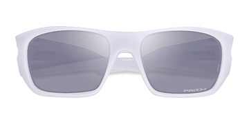 Blanche Oakley Masseter -  Plastique Lunettes de soleil