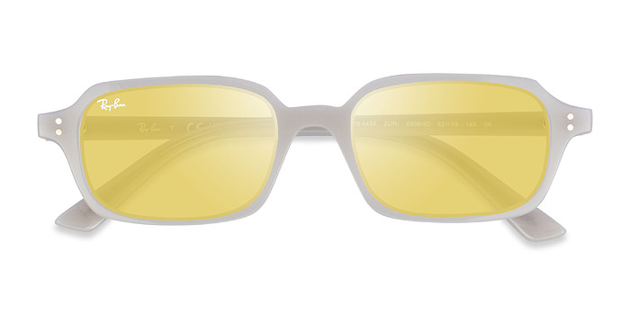 Blanche Ray-Ban RB4455 Zuri -  Plastique Lunettes de soleil