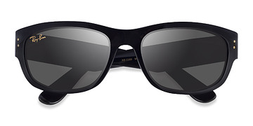 Polished Black Ray-Ban Mega Balorama -  Plastique Lunettes de soleil