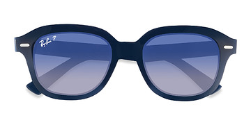 Bleu marine  Ray-Ban RB4398 Erik -  Plastique Lunettes de soleil