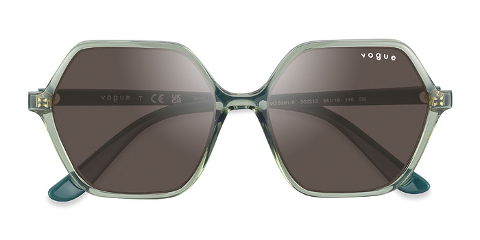 Transparent Green Vogue Eyewear VO5361S -  Plastique Lunettes de soleil