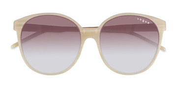 Striped Milk Tea Vogue Eyewear VO5509S Ischia -  Acétate Lunettes de soleil