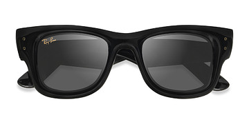 Polished Black Ray-Ban RB4940 Wayfarer Puffer -  Plastique Lunettes de soleil